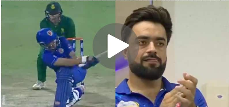 [Watch] Rashid Khan Erupts In Joy As Rahmanullah Gurbaz Slams Brilliant Ton Vs SA In 2nd ODI